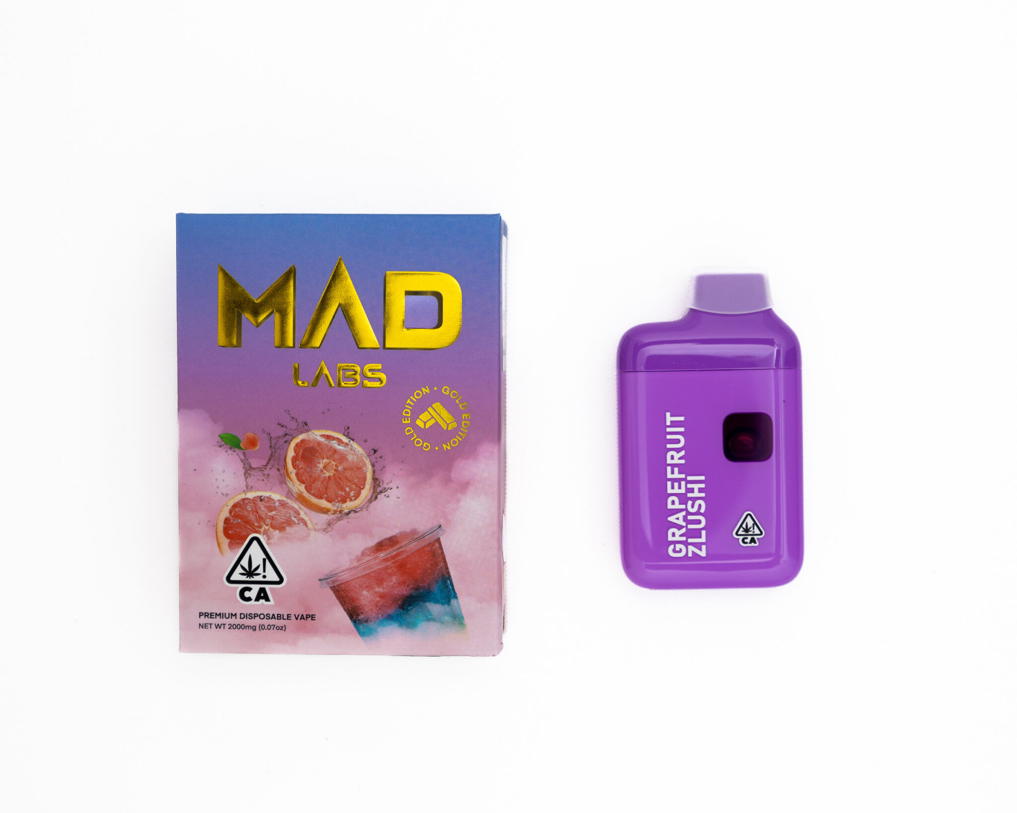 GRAPEFRUIT ZLUSHIE (SATIVA)| 2 GRAM DISPOSABLE